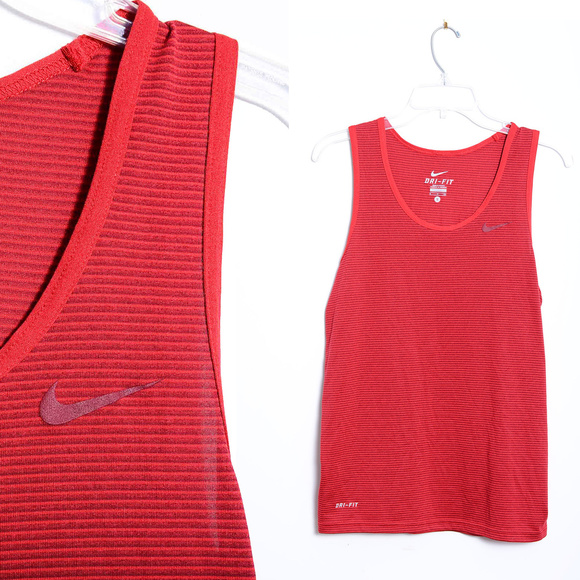 nike striped tank top